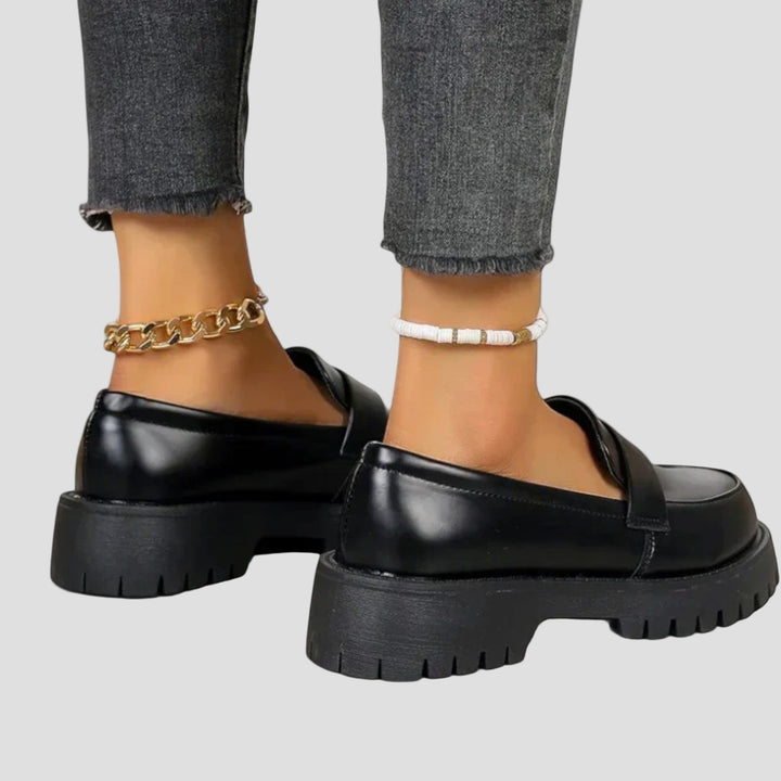 Živilė - Pantofi cu toc din satin pentru femei