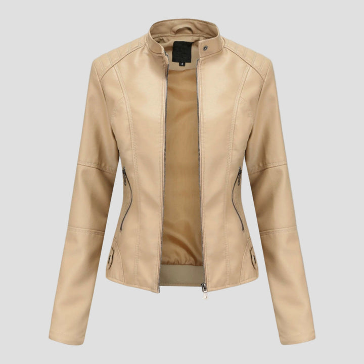 Skaistė - Palton Elegant din Piele