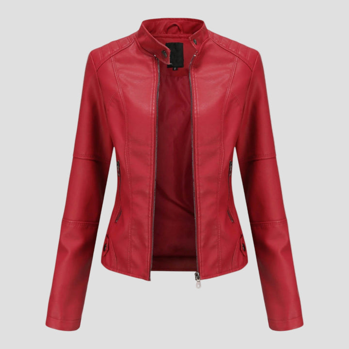 Skaistė - Palton Elegant din Piele