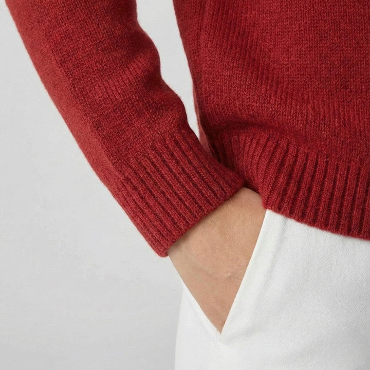 Lucia – Pulover Confortabil cu Guler Generos