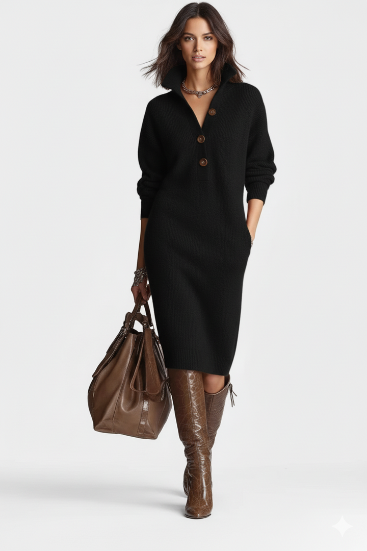 Iulia - Rochie Casual Călduroasă