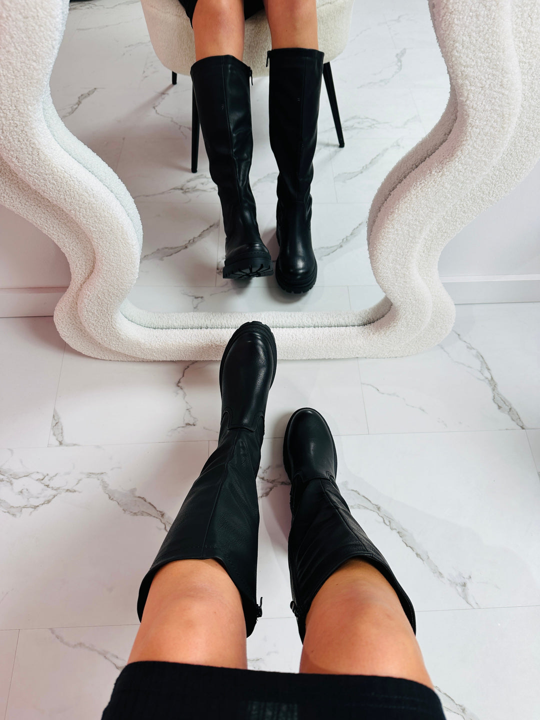 Anetta - Pantofi Negri cu Toc