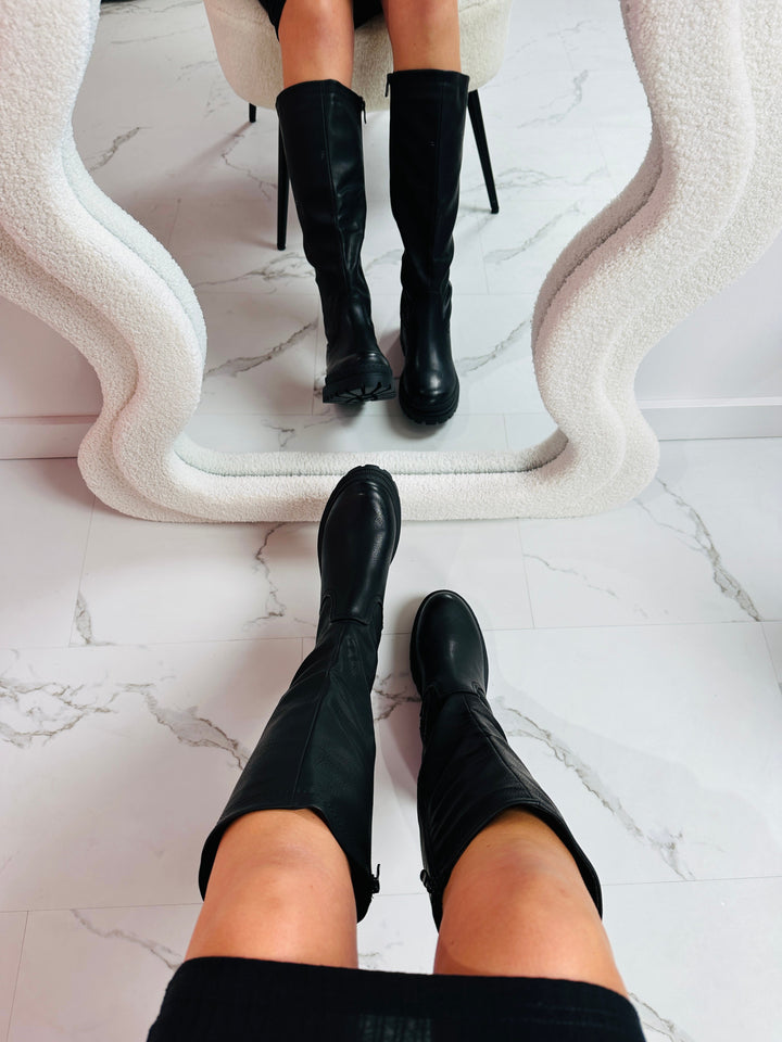 Anetta - Pantofi Negri cu Toc