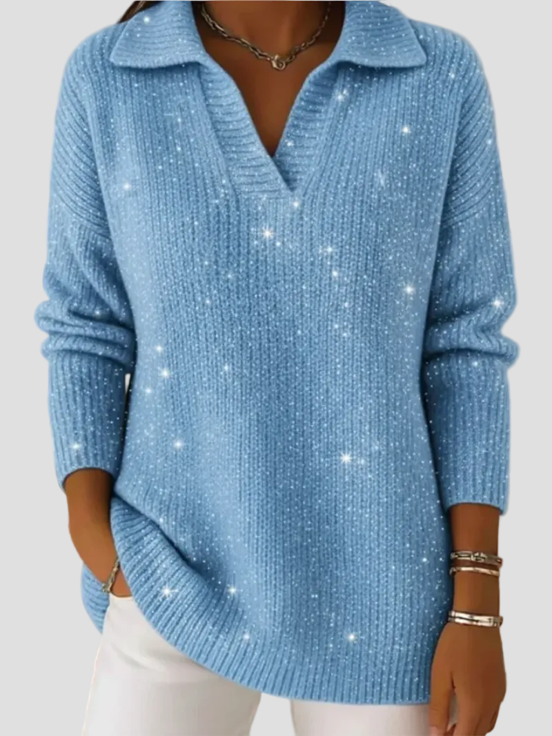 Livia – Pulover cu detalii strălucitoare