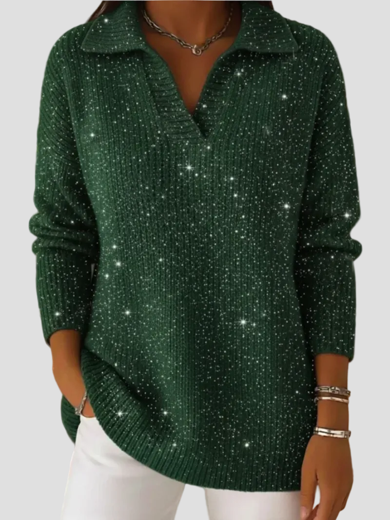 Livia – Pulover cu detalii strălucitoare