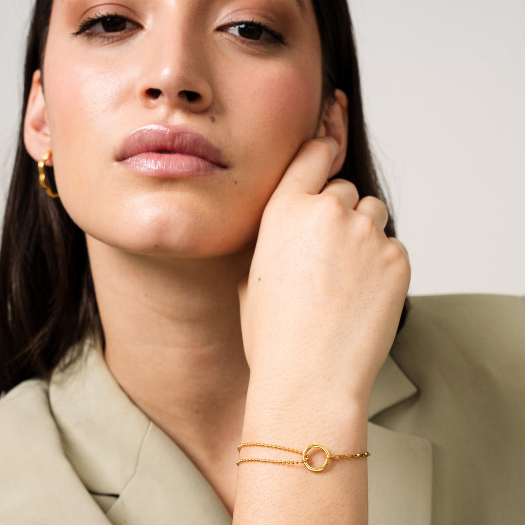 Brățară de Tenis Aurie cu Ambalaj Elegant