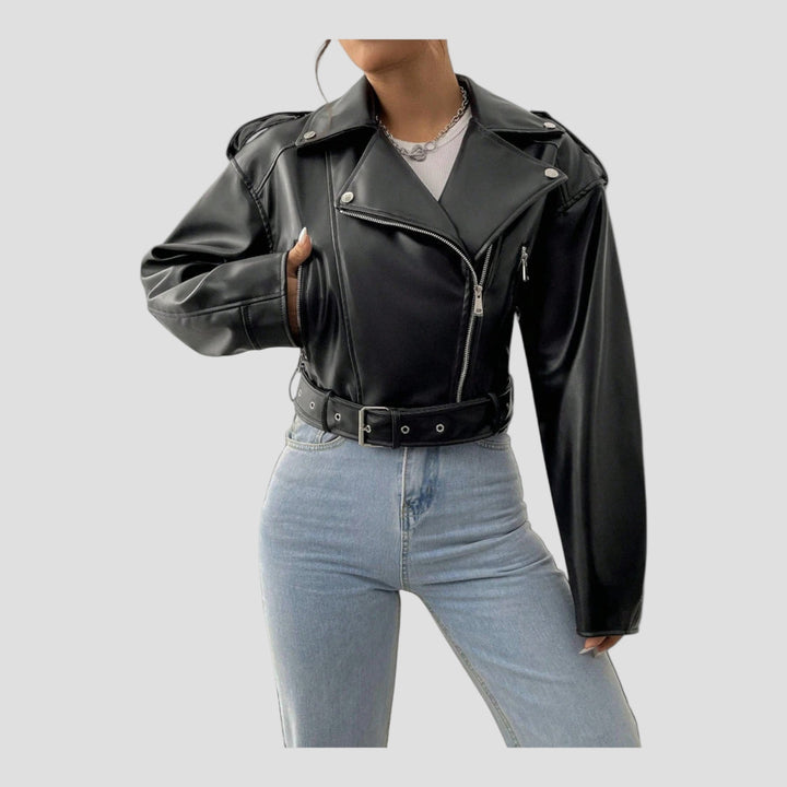 Indrė - Jachetă scurtă din piele